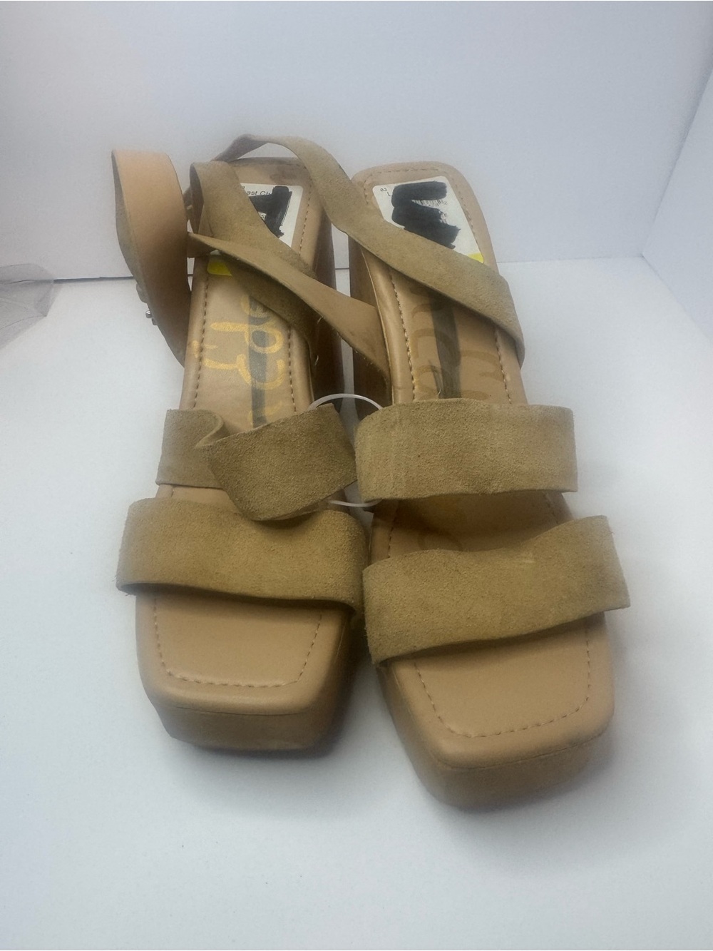 Sam Edelman Rosalind Taupe Leather Sandals Women's Size 11M